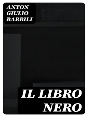 cover image of Il Libro Nero